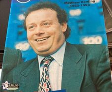 Chelsea v Tottenham 26th October 1996 Official Programme Matthew Harding Tribute