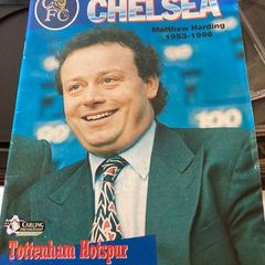 Chelsea v Tottenham 26th October 1996 Official Programme Matthew Harding Tribute