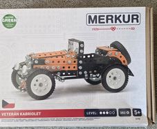 Czech Vintage Cabriolet Metal Construction Set (382 pcs)