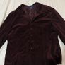 Vintage burgundy velvet blazer Image 3