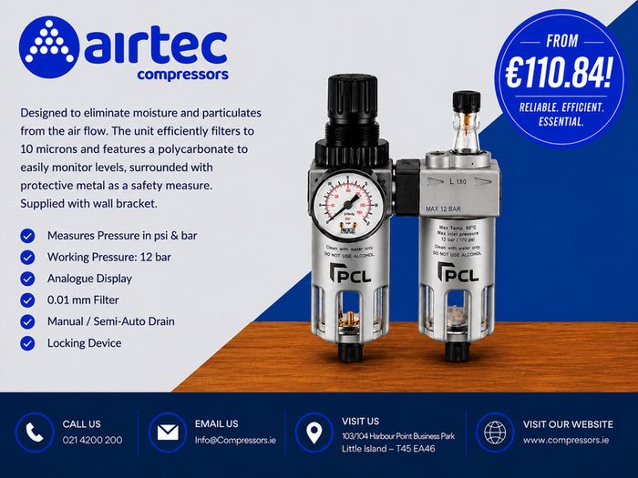 Compressor-filter-regulator-lubricator- In Stock