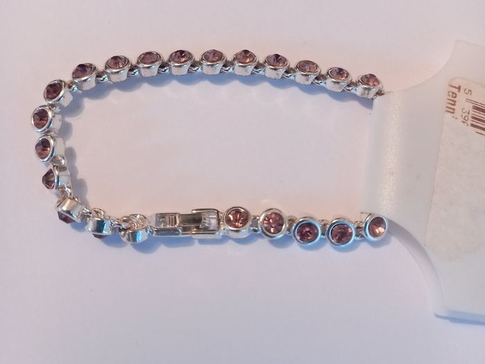 Pink Stones Tennis Bracelet
