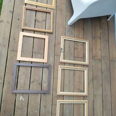 assorted picture frames
