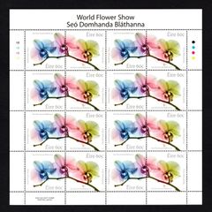 2014 Ireland World Flower Show 2014 Commemorative Stamps Sheetlet Plate 1B1B1B1B Mint Never Hinged (MNH)