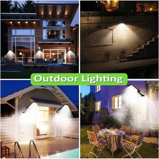 Solar Lights Outdoor, Freeas 213 LED Solar Powered Street Lights Motion Sensor Wall Lamp Waterproof Security Light with 180 Adjustable Pole for Outside Wall, Garden, Street, Porch (2 Pack)
