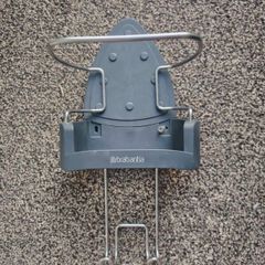Brabantia Wall-Mounted Iron Rest and Ironing Board Holder | Cool Grey