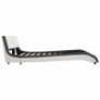 Bed Frame Grey and White Faux Leather 120x190 cm Image 4