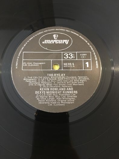 Kevin Rowland & Dexys Midnight Runners- Too-rye-ay"