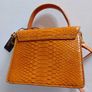 RARE Authentic Silvano Biagini Genuine Python Leather Handbag - New With Tags Image 4