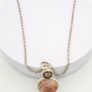 Vintage Sunstone, Citrine & Smoky Quartz 925 Sterling Silver Necklace Image 5