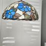 Tiffany style floral stained glass ceiling light Image 5