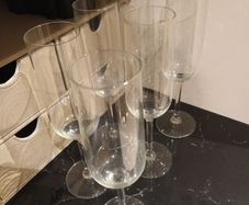 6 x champagne glasses Brand new
