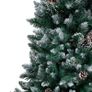 Artificial Christmas Tree with Pine Cones and White Snow 240 cm Image 3