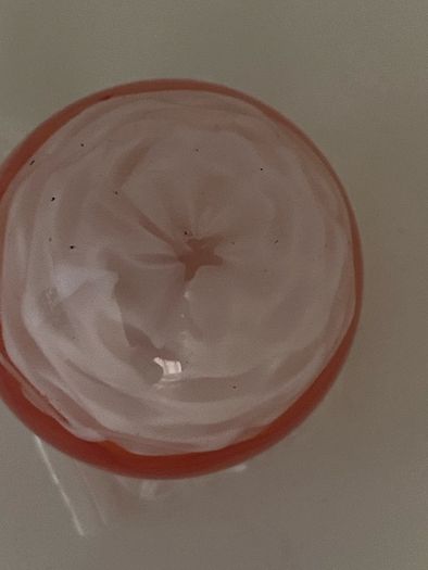 Three gorgeous art glass eggs one from Finland