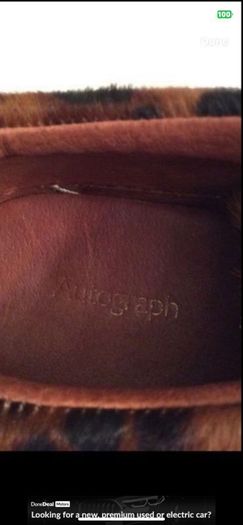 trainers Autograph size 7 animal print