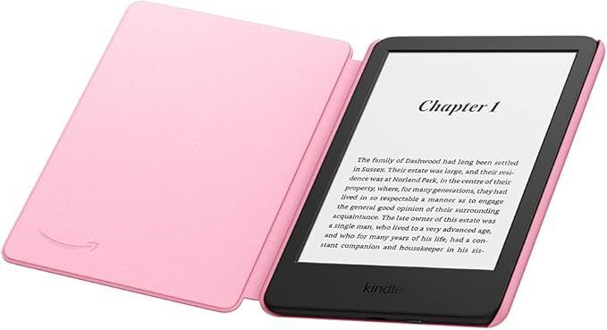 Amazon Kindle Fabric Case | Compatible with 11th generation (2022 release only), slim and lightweight cover, Rose