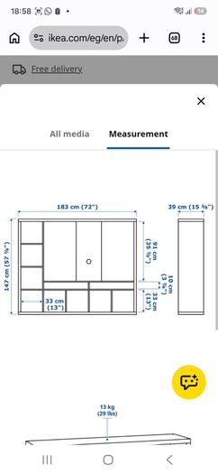 FREE tv unit