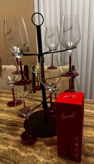 New Smirnoff tree and 12 new glasses
