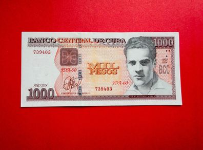 Cuba  1000. PESOS  2004  PICK 132d  ( Uncirculated )