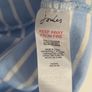 UK16, Joules Riva Sleeveless Jersey Dress Blue & White Stripe with Floral Detail Image 6