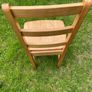 High back timber chairs solid wood heavy Image 5
