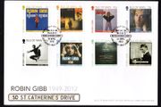 2013 Isle of Man Robin Gibb (Singer and Songwriter) Commemorative Stamps First Day Cover (FDC)
