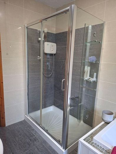 Silver Shower Enclosure Rectangular