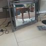 Large Wrought Iron Framed Mirror Image 2