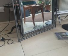 Large Wrought Iron Framed Mirror