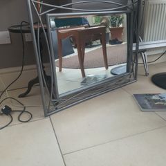 Large Wrought Iron Framed Mirror