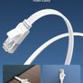Ethernet Cable 10M, Flat RJ45 LAN Gigabit CAT 6 Network Cable, Pure Copper Core High-Speed 1000Mbps for 250Mhz/s Patch Cord Internet Cable for Xbox Switch PS5 PS4 Extender Router Modem Image 3