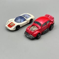 Corgi Juniors VW Hot Rod PInk + Porsche Carrera 6 - Whizzwheels