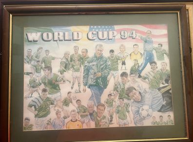 Ireland 94 World Cup painting