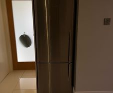 Fisher & Paykel E402BLX2 Frost-Free Fridge Freezer Stainless Steel Excellent Condition