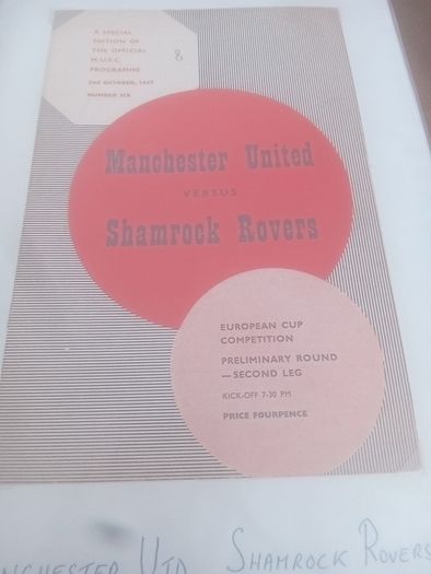 Rare Manchester United Programmes