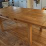 Solid oak dining table Image 2