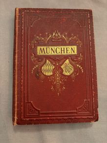 Antique Munich Post Card Book