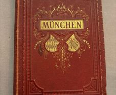 Antique Munich Post Card Book