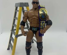 wwe elite ringside exclusive Flashback The Rock action figure