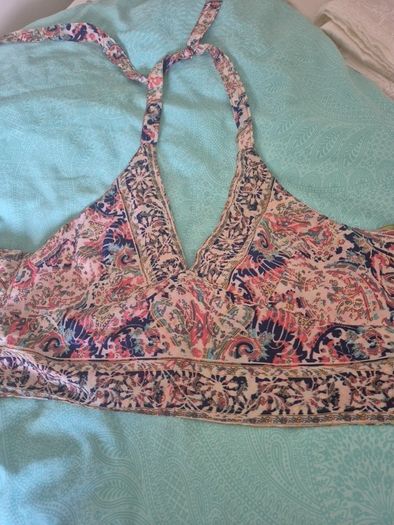 Beautiful Silk REVERSIBLE Halterneck
