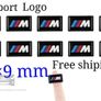 M sport car Vehicle  Badge, emblem , logo, sticker Image 4