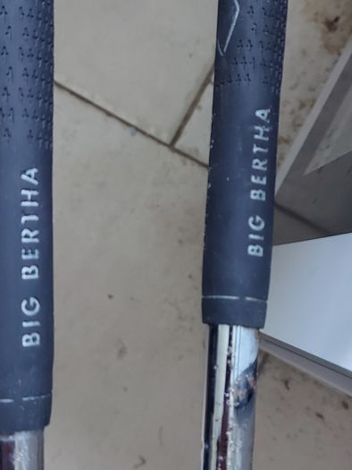 2 Big Bertha Golf Clubs, 6 Iron and 7 Iron, in reasonable condition, see pictures