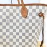 Louis Vuitton Neverfull Azure MM Authentic Image 4