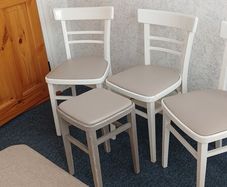 3  kitchen chairs & Stool