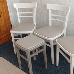 3  kitchen chairs & Stool