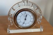 Waterford Crystal Desk Citizen Clock Table Ireland Irish Glass