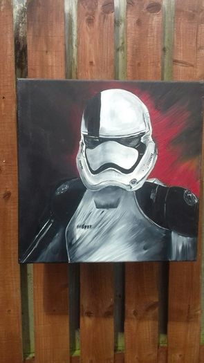 Star wars oil painting