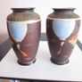 Vintage Pair of Japanese Satsuma Vases Image 3