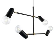 Contemporary Ceiling lights. Italy. Gold/Black. As New