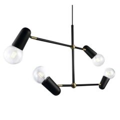 Contemporary Ceiling lights. Italy. Gold/Black. As New